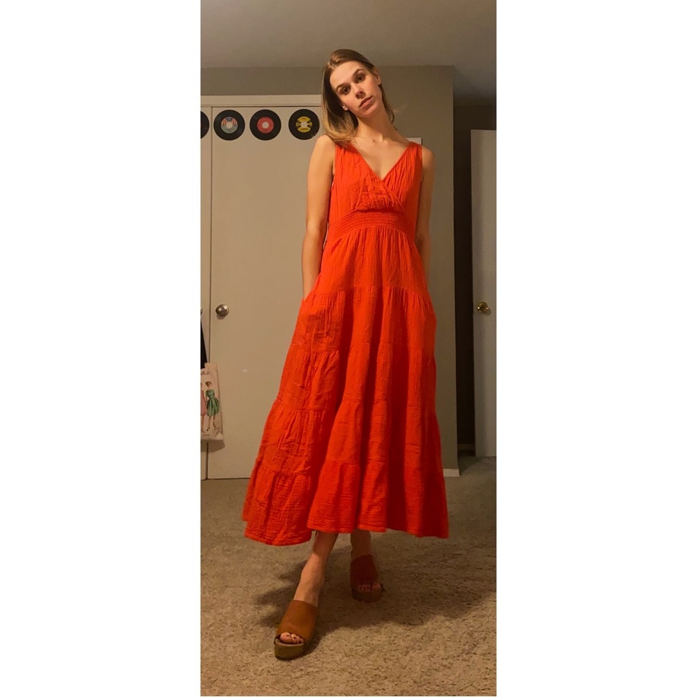 Universal Thread Coral Maxi Dress